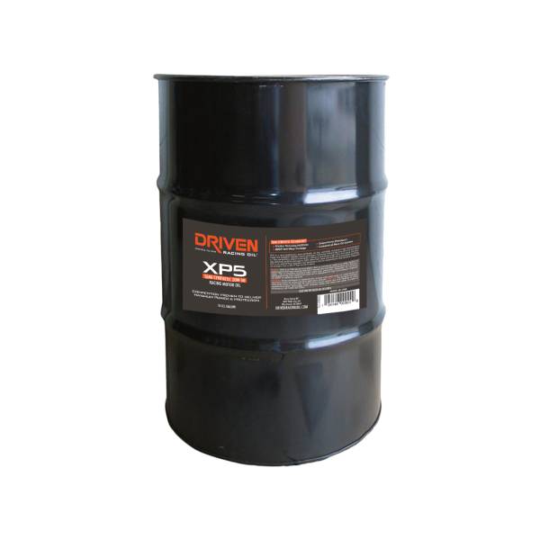 Driven Racing Oil - XP5 20W-50 Semi-Synthetic Racing Oil - 55 Gal. Drum