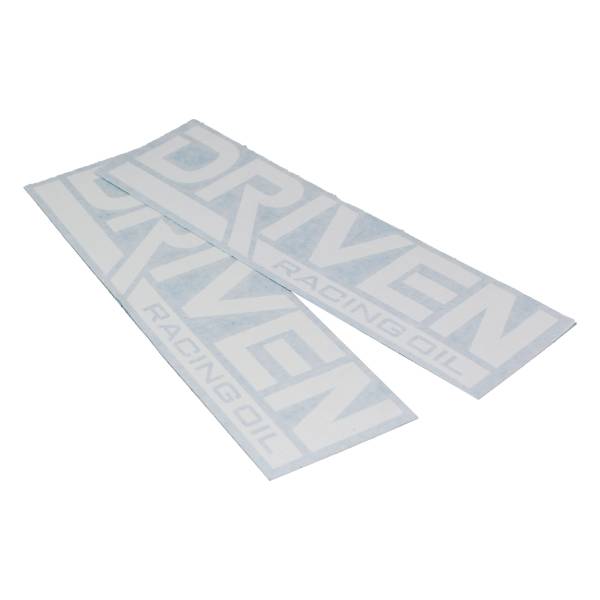 Driven Racing Oil - Driven 8" White Die Cut Decal