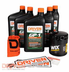 KIT GP-1 20W-50 Synthetic Blend Oil Change Kit for Chevrolet V8 4.3L 262 CID - 6.6L 400 CID Gen I Small Block Engines (1964 – 1998) w/ 5 Qt. Capacity