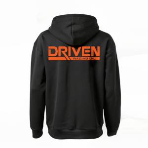 Driven Racing Oil Hooded Pullover Orange Logo